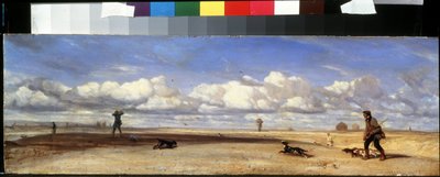 "Ördek avı" (Ördek avcıları) Tablo Alexandre Gabriel Decamps (1803-1860) tarafından 1843 Puşkin Müzesi Moskova by Alexandre Gabriel Decamps