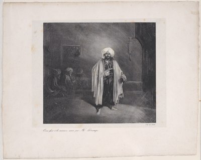 Ayakta Türk, 1831. by Alexandre Gabriel Decamps