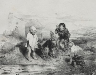 Karar Veren Atış by Alexandre Gabriel Decamps