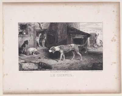 Kulübe, Avlanma Sahneleri dizisinden, 1829. by Alexandre Gabriel Decamps