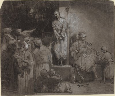 Köle Pazarı [rekto] by Alexandre Gabriel Decamps