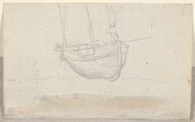 Bir Kasabanın Görünümü (versi: gemi) by Alexandre Gabriel Decamps