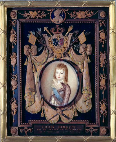 Yunusun portresi Louis XVII (1785-1795). Alexander Kucharski