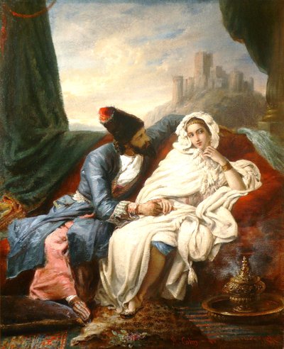 oryantal Bayan by Alexandre Marie Colin