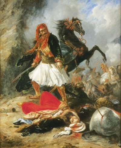 Giaour, 1826 by Alexandre Marie Colin