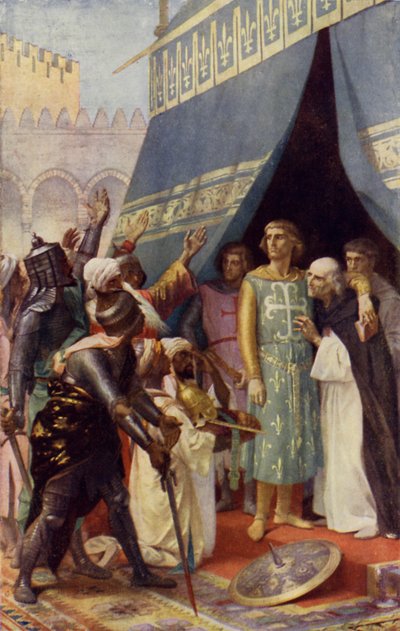 St Louis, Sarazenlerin Elinde Bir Mahkûm by after Alexandre Cabanel