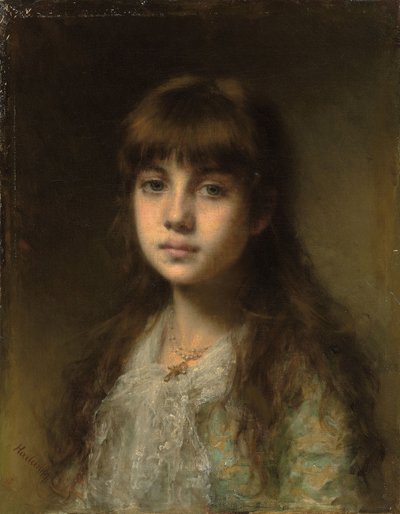 Genç Modeli, by Alexei Alexevich Harlamoff