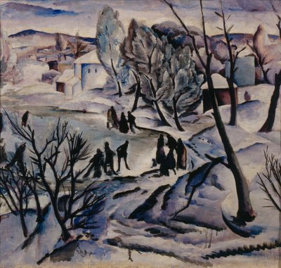 Kış. Donmuş Gölet, 1923-1924 by Alexei Ilyich Kravchenko