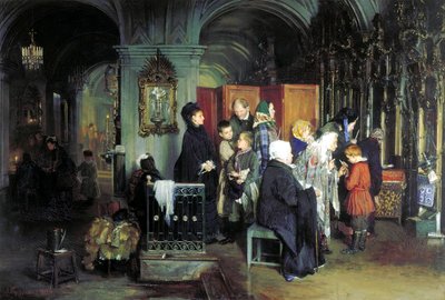 İtiraftan önce, 1877. by Alexei Ivanovich Korzukhin