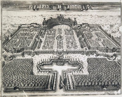 Oranienbaum, 1717. by Alexei Ivanovich Rostovtsev