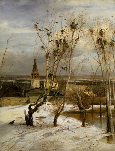 Kaleler Geri Döndü by Alexei Kondratievich Savrasov
