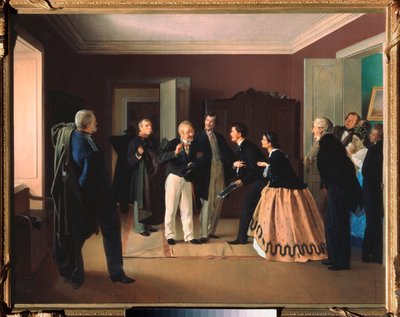 Şefin İstifası - Resim Alexei Lukich Yushanov (1840-1866