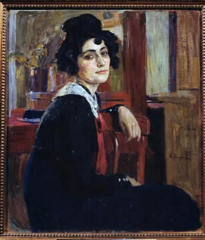 Bir Fransız kadın (Bir Fransız kadın). Alexei Mikhaylovich Korin