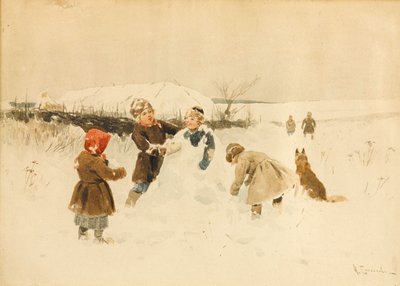 Kardan Adam Yapmak, 1891. by Alexei Stepanovich Stepanov