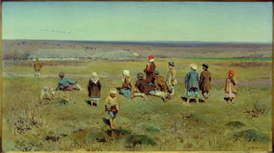 Vinçleri çekin by Alexej Stepanowitsch Stepanow