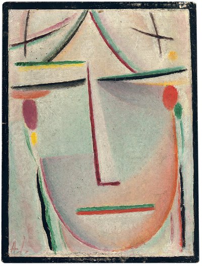 soyut kafa; Soyut Kafa, c.1921 by Alexej von Jawlensky