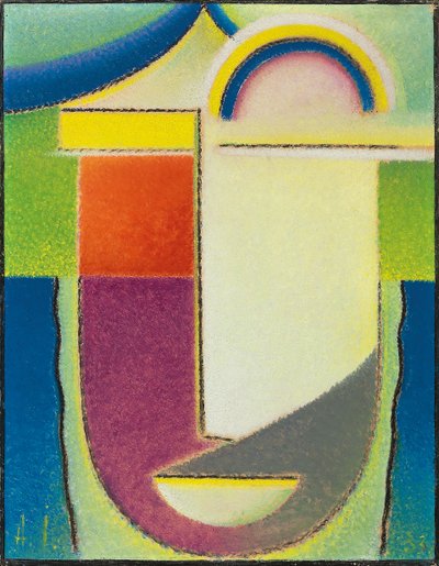Soyut Kafa: Paskalya, 1933 by Alexej von Jawlensky