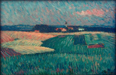 Bavyera Köyü (Wasserburg / Kirch – Eisselfing) by Alexej von Jawlensky