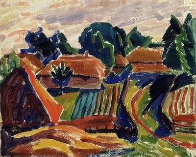 Manzara. 1908-12 by Alexej von Jawlensky