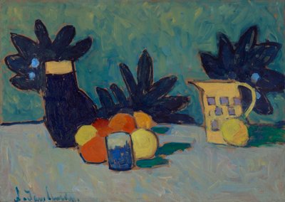 Meyve ile natürmort by Alexej von Jawlensky