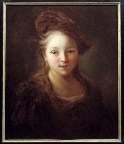 Genç bir kızın portresi. Resim Alexis Grimou (1680-1740), yaklaşık 1720. Amiens, Musee De Picardie - Genç bir kızın portresi. Jean Alexis Grimou (1680-1740), 1720 dolaylarında tablo. Picardie Müzesi, Amiens, Fransa by Alexis Grimoux