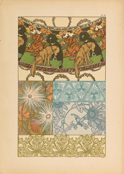 Dekoratif Belgeler, 1902. by Alfons Marie Mucha