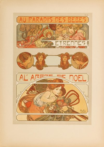 Dekoratif Belgeler, 1902. by Alfons Marie Mucha