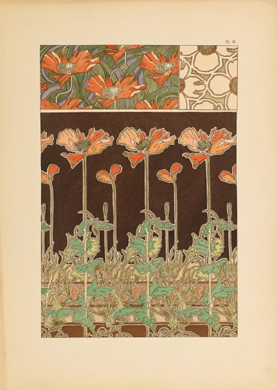 Dekoratif Belgeler, 1902. by Alfons Marie Mucha