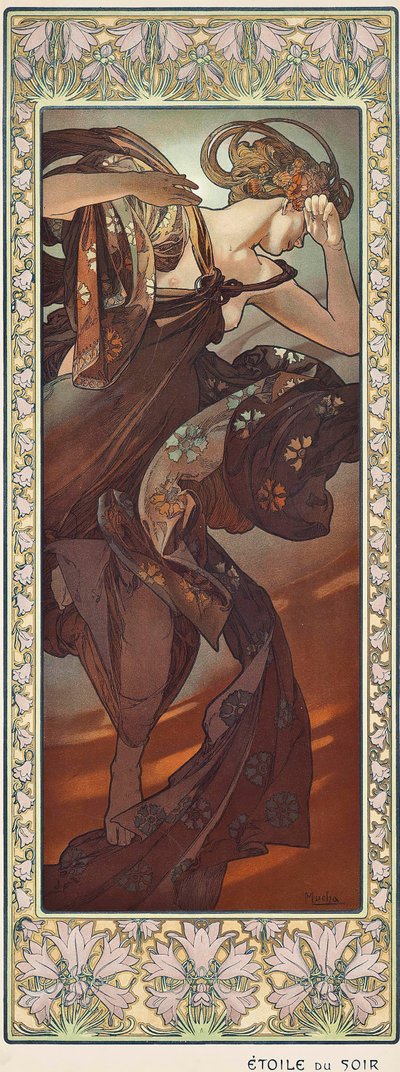Akşam Yıldızı Akşam Yıldızı, 1902. by Alfons Marie Mucha