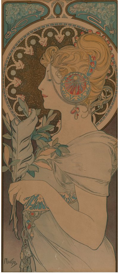 Tüy, 1899. by Alfons Marie Mucha