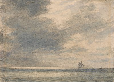 Denizde Akşam by Alfred Abram Constable