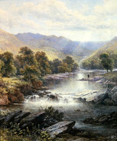 Nehir Vadisinde Bir Fener by Alfred Augustus (after) Glendening