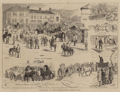 Horncastle At Fuarı'ndaki Notlar by Alfred Chantrey Corbould