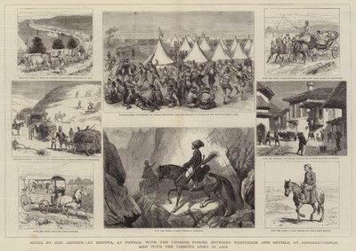 Sanatçılarımızın Sistova'da, Pavolo'da, Rustchuck ve Shumla arasında Türk Kuvvetleri ile, Konstantinopolis'te ve Asya'da Türk Ordusu ile Notları by Alfred Chantrey Corbould