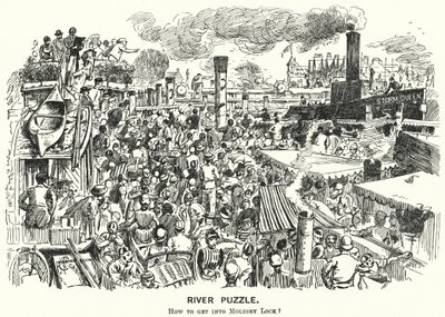 Yumruk karikatürü: Molesey Lock, Surrey