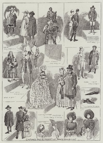 Sağlık Sergisinde Dünü ve Bugünü Kostümler by Alfred Courbould