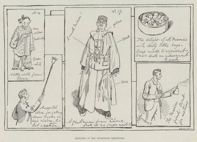 Buluşlar Sergisinde Eskizler by Alfred Courbould