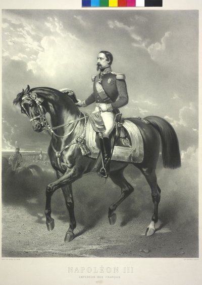 Napolyon III, Fransız İmparatoru (baskı) by Alfred Dedreux