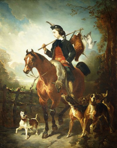 Genç Oyun Bekçisi, by Alfred Dedreux