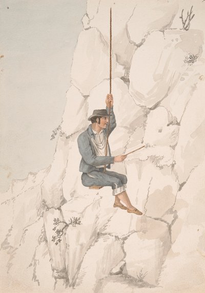 Gomero, Orchilla Toplayıcı by Alfred Diston