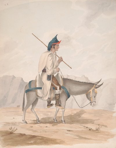 Eşeğe Binen Büyük Kanarya Adam by Alfred Diston