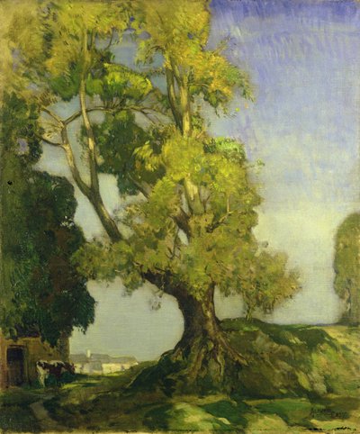 Yaz Manzarası (tuval üzerine yağlı boya) by Alfred East