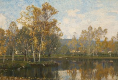 Uykulu Nehir Somme by Alfred East