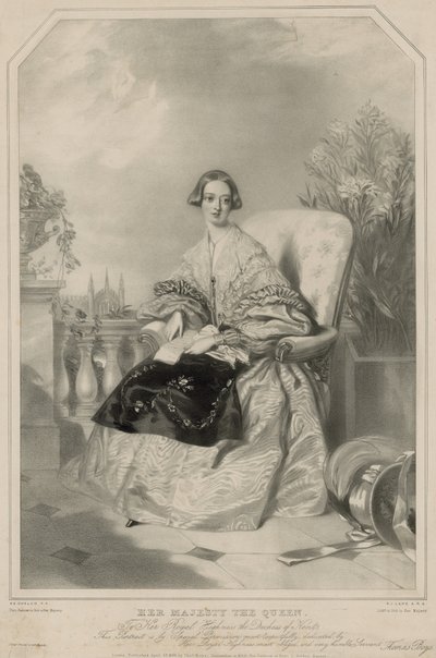 Kraliçe Viktorya by Alfred Edward Chalon