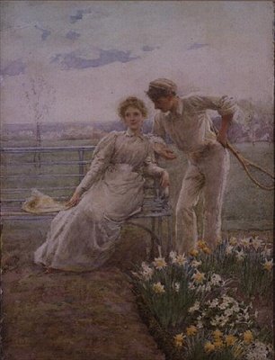 Romantik Bir Dikkat Dağıtma by Alfred Edward Emslie