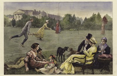 Çim Tenisi by Alfred Edward Emslie