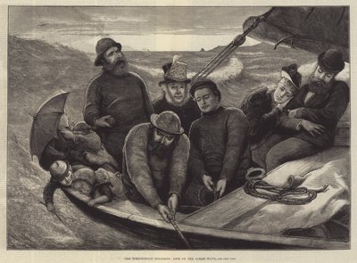 Whitsuntide Tatilleri, Okyanus Dalgasında Yaşam by Alfred Edward Emslie