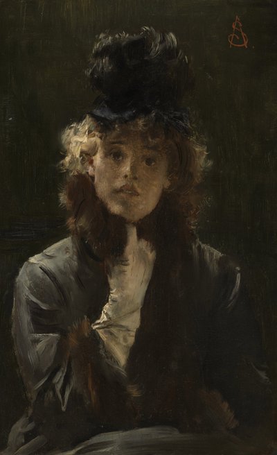 Paris Sfenksi, 1880 dolayları by Alfred Emile Stevens
