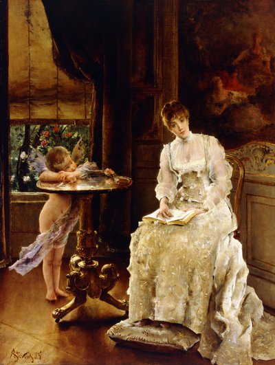 Aşkın Habercisi by Alfred Emile Stevens