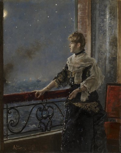 Ay ışığı by Alfred Emile Stevens